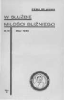 W Służbie Miłości Bliźniego. 1933 R.3 nr5