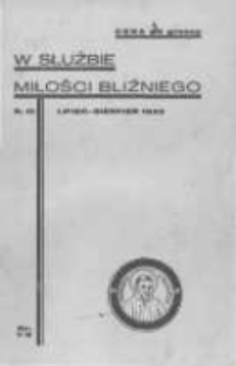 W Służbie Miłości Bliźniego. 1933 R.3 nr7-8