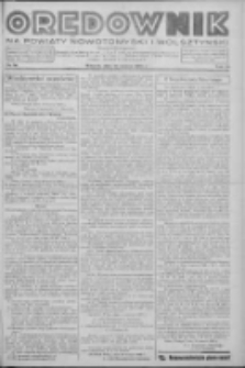 Orędownik na powiaty nowotomyski i wolsztyński 1938.03.15 R.19 Nr30