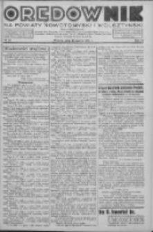 Orędownik na powiaty nowotomyski i wolsztyński 1938.03.22 R.19 Nr33