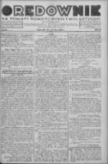 Orędownik na powiaty nowotomyski i wolsztyński 1938.05.12 R.19 Nr54