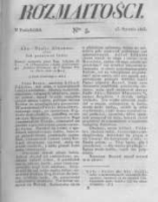 Rozmaitości. Pismo Dodatkowe do Gazety Lwowskiej. 1823 R.3 nr3