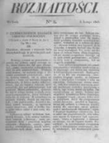 Rozmaitości. Pismo Dodatkowe do Gazety Lwowskiej. 1823 R.3 nr8
