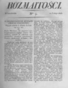 Rozmaitości. Pismo Dodatkowe do Gazety Lwowskiej. 1823 R.3 nr9