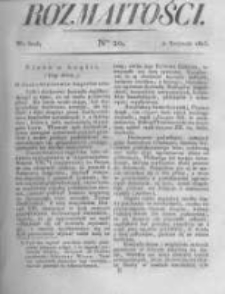 Rozmaitości. Pismo Dodatkowe do Gazety Lwowskiej. 1823 R.3 nr20