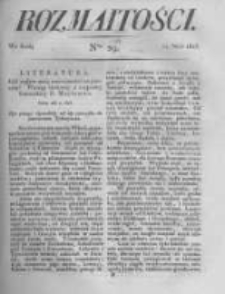 Rozmaitości. Pismo Dodatkowe do Gazety Lwowskiej. 1823 R.3 nr29