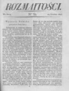 Rozmaitości. Pismo Dodatkowe do Gazety Lwowskiej. 1823 R.3 nr75