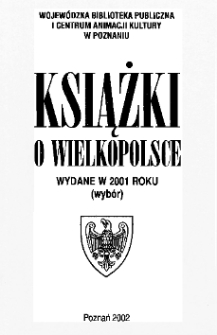 Książki o Wielkopolsce wydane w 2001 roku (wyb&oacute;r)