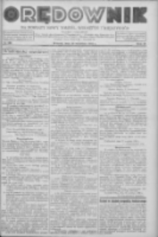 Orędownik na powiaty Nowy Tomyśl, Wolsztyn i Międzych&oacute;d 1938.09.20 R.19 Nr107