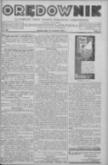 Orędownik na powiaty Nowy Tomyśl, Wolsztyn i Międzych&oacute;d 1938.09.24 R.19 Nr109