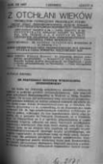 Z Otchłani Wiek&oacute;w. 1937 R.12 z.6