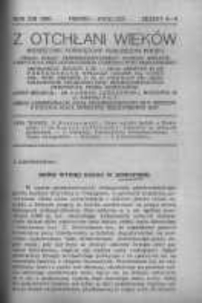 Z Otchłani Wiek&oacute;w. 1938 R.13 z.3-4