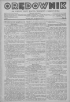 Orędownik na powiaty Nowy Tomyśl, Wolsztyn i Międzych&oacute;d 1939.08.22 R.20 Nr92