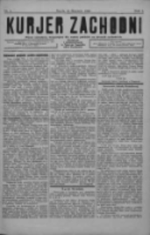 Kurjer Zachodni: pismo narodowe, bezpartyjne dla rodzin polskich na kresach zachodnich 1926.01.13 R.2 Nr4