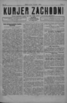 Kurjer Zachodni: pismo narodowe, bezpartyjne dla rodzin polskich na kresach zachodnich 1926.01.30 R.2 Nr9