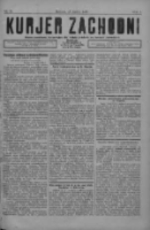 Kurjer Zachodni: pismo narodowe, bezpartyjne dla rodzin polskich na kresach zachodnich 1926.03.13 R.2 Nr21