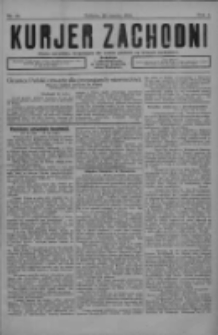 Kurjer Zachodni: pismo narodowe, bezpartyjne dla rodzin polskich na kresach zachodnich 1926.03.20 R.2 Nr23