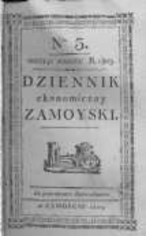 Dziennik Ekonomiczny Zamoyski. 1803 nr3