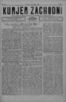 Kurjer Zachodni: pismo narodowe, bezpartyjne dla rodzin polskich na kresach zachodnich 1926.03.24 R.2 Nr24