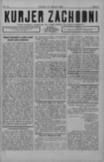 Kurjer Zachodni: pismo narodowe, bezpartyjne dla rodzin polskich na kresach zachodnich 1926.06.19 R.2 Nr49