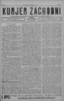 Kurjer Zachodni: pismo narodowe, bezpartyjne dla rodzin polskich na kresach zachodnich 1926.08.14 R.2 Nr65