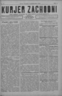 Kurjer Zachodni: pismo narodowe, bezpartyjne dla rodzin polskich na kresach zachodnich 1926.10.06 R.2 Nr80