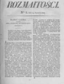 Rozmaitości. Pismo Dodatkowe do Gazety Lwowskiej. 1825 R.5 nr3