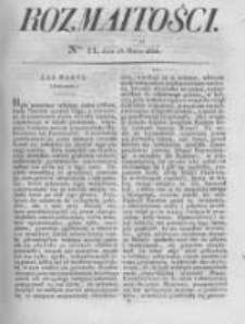 Rozmaitości. Pismo Dodatkowe do Gazety Lwowskiej. 1825 R.5 nr11