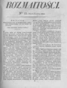 Rozmaitości. Pismo Dodatkowe do Gazety Lwowskiej. 1825 R.5 nr23