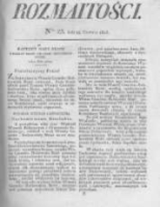 Rozmaitości. Pismo Dodatkowe do Gazety Lwowskiej. 1825 R.5 nr25