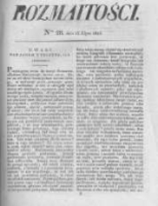 Rozmaitości. Pismo Dodatkowe do Gazety Lwowskiej. 1825 R.5 nr28
