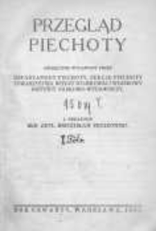 Przegląd Piechoty: miesięcznik wydawany przez Departament Piechoty, Sekcję Piechoty Towarzystwa Wiedzy Wojskowej i Wojskowy Instytut Naukowo-Wydawniczy 1931 styczeń R.4 Z.1