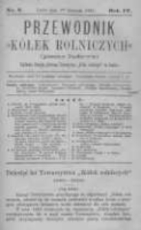 Przewodnik "K&oacute;łek rolniczych". Pismo Ludowe. R. IV. 1892. Nr 8