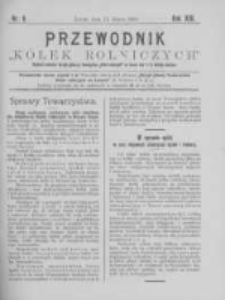 Przewodnik "K&oacute;łek rolniczych". R. XIII. 1899. Nr 6
