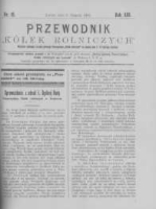 Przewodnik "K&oacute;łek rolniczych". R. XIII. 1899. Nr 15