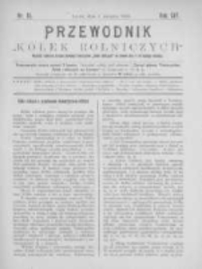 Przewodnik "K&oacute;łek rolniczych". R. XIV. 1900. Nr 15