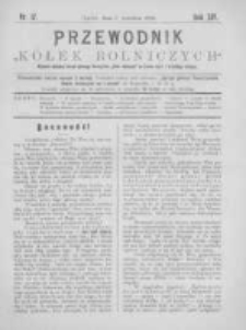 Przewodnik "K&oacute;łek rolniczych". R. XIV. 1900. Nr 17