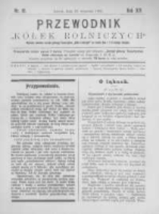Przewodnik "K&oacute;łek rolniczych". R. XIV. 1900. Nr 18