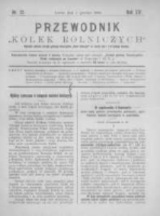 Przewodnik "K&oacute;łek rolniczych". R. XIV. 1900. Nr 23
