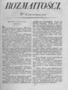 Rozmaitości. Pismo Dodatkowe do Gazety Lwowskiej. 1826 R.5 nr4