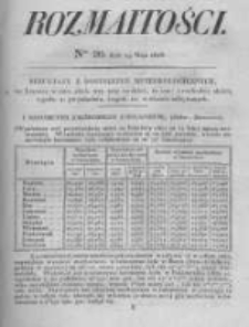 Rozmaitości. Pismo Dodatkowe do Gazety Lwowskiej. 1826 R.5 nr20