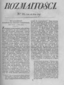Rozmaitości. Pismo Dodatkowe do Gazety Lwowskiej. 1826 R.5 nr21