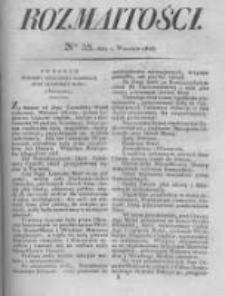 Rozmaitości. Pismo Dodatkowe do Gazety Lwowskiej. 1826 R.5 nr35