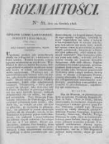 Rozmaitości. Pismo Dodatkowe do Gazety Lwowskiej. 1826 R.5 nr51