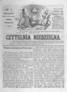 Czytelnia Niedzielna. 1856 R.1 nr7