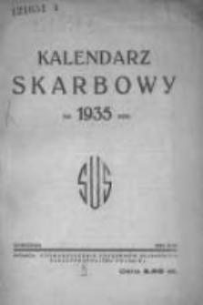 Kalendarz Skarbowy na rok 1935