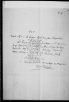 List T. Działyńskiego do Morawskiego Franciszka