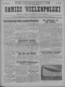 Goniec Wielkopolski: najstarszy i najtańszy niezależny dziennik demokratyczny 1930.08.21 R.54 Nr192
