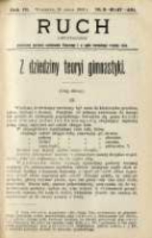 Ruch: dwutygodnik poświęcony sprawom wychowania fizycznego i w og&oacute;le normalnego rozwoju ciała 1908.03.26 R.3 No.5/6=47/48