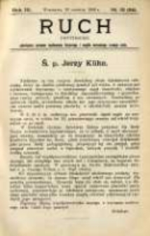 Ruch: dwutygodnik poświęcony sprawom wychowania fizycznego i wog&oacute;le normalnego rozwoju ciała 1908.06.26 R.3 No.12=54